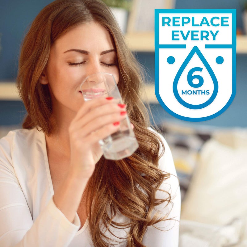 SpiroPure SP-LE700 NSF Certified Refrigerator Water Filter & SP-LE120 Fresh Air Filter Replacement for LT700P & LT120F, 9690, ADQ36006101, 46-9690, ADQ36006102, LT700PC (6 Pack; 3/ea.) - Image 5